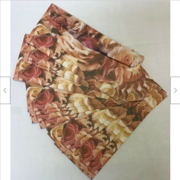 Rose Border Creative Papers Acid-Free Stationary CR Gibson 8.5x11 Paper Envelope - Picture 6 of 8